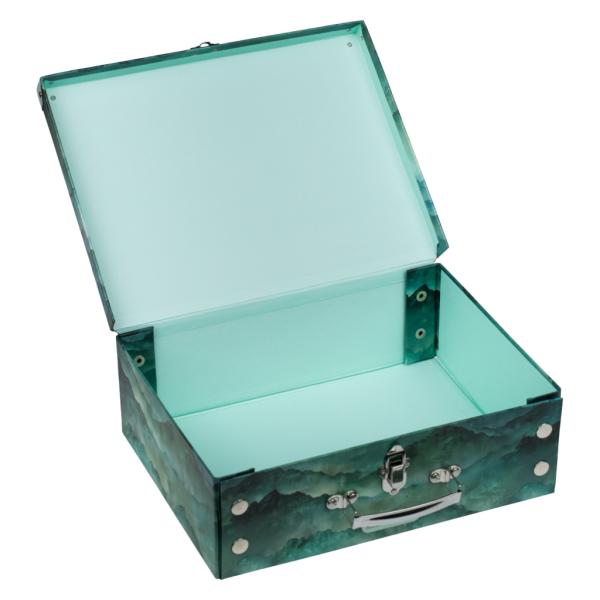 BAAGL Skládací školní kufřík Dino s kováním