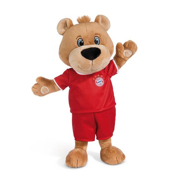 NICI plyš FC BAYERN MÜNCHEN Medvěd Berni 35cm ve fotbalovém dresu, GREEN