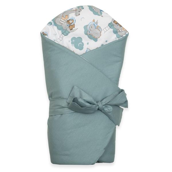 Oboustranná dětská zavinovačka New Baby Dráček 80x80 cm (obrázek 3)