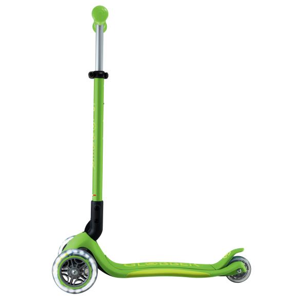 Globber dětská skládací koloběžka Elite Lights Apple Green (obrázek 10)