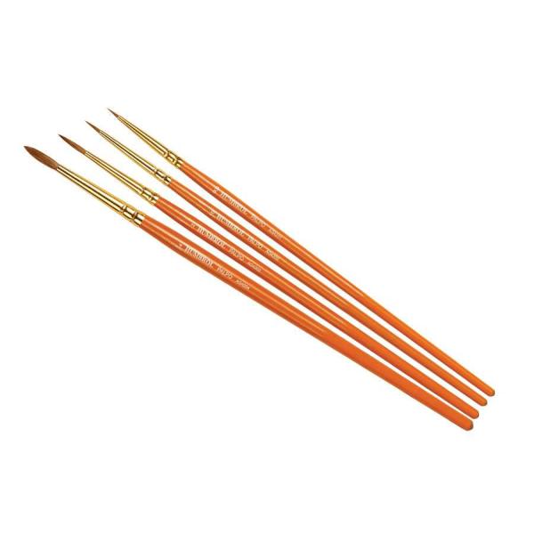 Humbrol Palpo Brush Pack AG4250 - set di pennelli (misura 000/0/2/4)