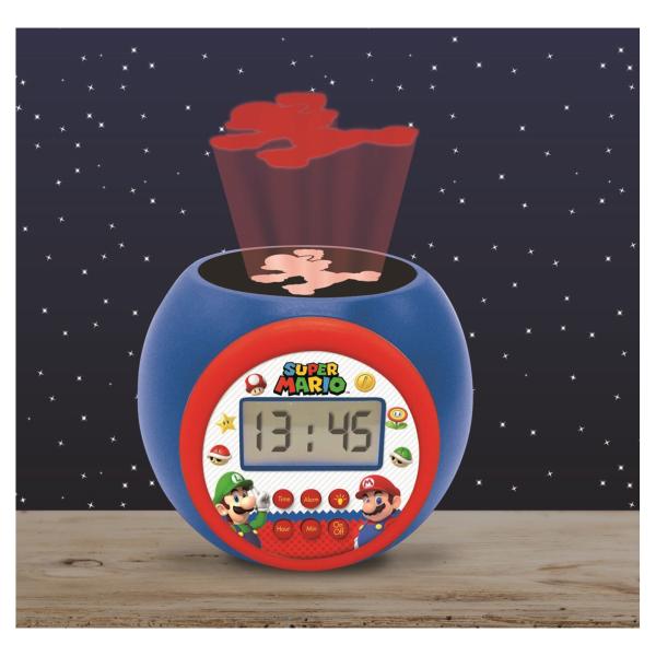 Lexibook Budík s projektorem Super Mario