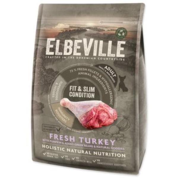 Krmivo ELBEVILLE Adult Mini Fit and Slim Condition Fresh Turkey 4kg (obrázek 4)