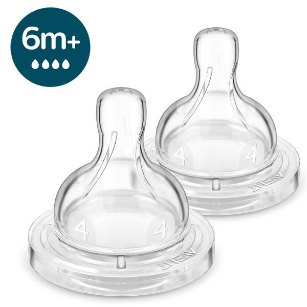 Philips AVENT Dudlík Anti-colic rychlý průtok 6m+ 2 ks