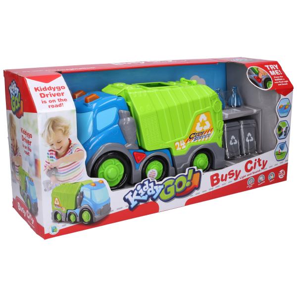 Kiddy Auto popelářské s efekty 31 cm