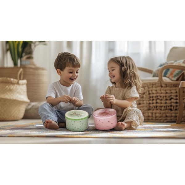 Dřevěný dětský bubínek, Mint