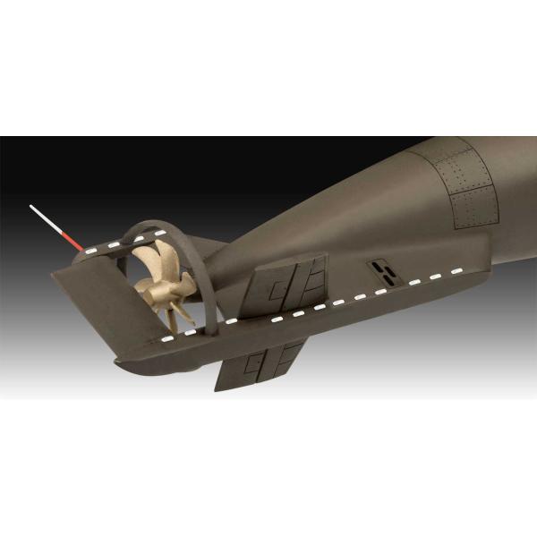 Plastic ModelKit ponorky 05186 - 70 Years Bundeswehr:Wilhelm Bauer,Type 206A,Class2 (1:144 (obrázek 11)