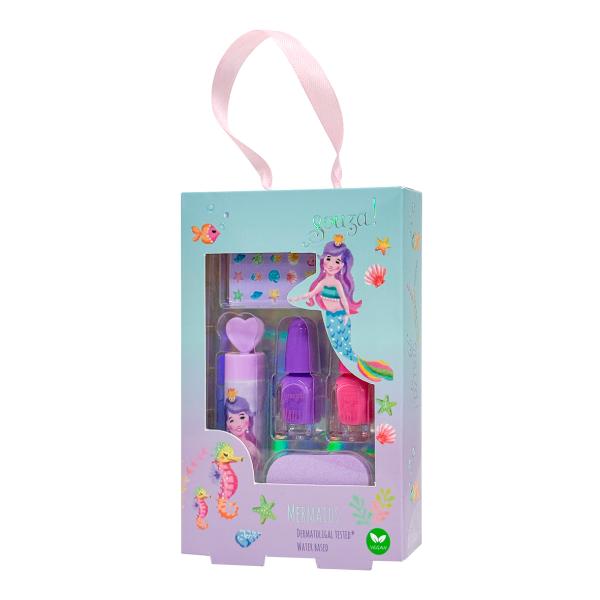 Souza Souza! - Dětská kosmetická sada - laky na nehty a balzám na rty