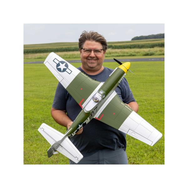 E-flite P-51D Mustang 1.0m AS3X+ SAFE Select BNF Basic