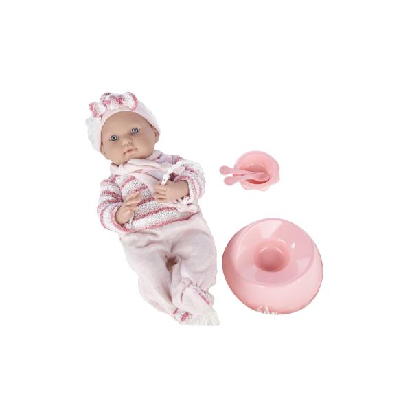 Bábätko v overale ružové 40 cm