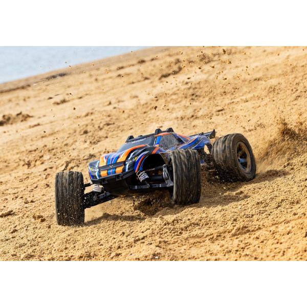 Traxxas Rustler 1:10 VXL HD 4WD RTR modrý (obrázek 4)