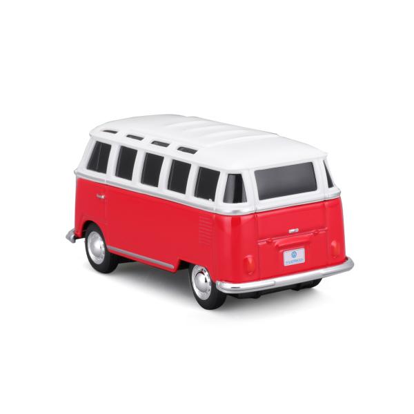 Maisto RC - DIE-CAST METAL se světly, Volkswagen Van Samba, 1:41, 2,4 GHz, USB, XTR, Blu (obrázek 3)