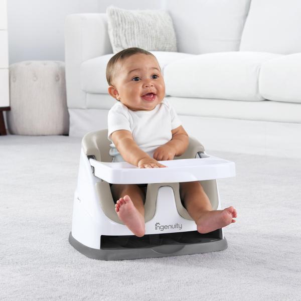 INGENUITY Podsedák na židli 2v1 Baby Base Cashmere 6m+, do 22kg (obrázek 4)
