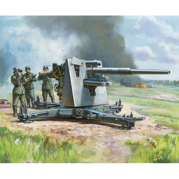 Wargames (WWII) military 6158 – German 88mm Flak 36/37 (1:72)