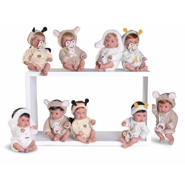 Antonio Juan 85317-1 Picolín medvídek - realistická panenka miminko s celovinylovým tělem (obrázek 4)