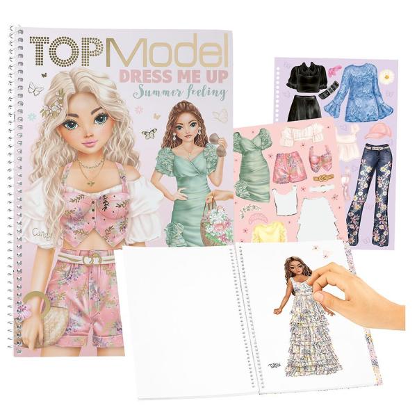 Top Model Kreativní sešit s nálepkami Summer Feeling