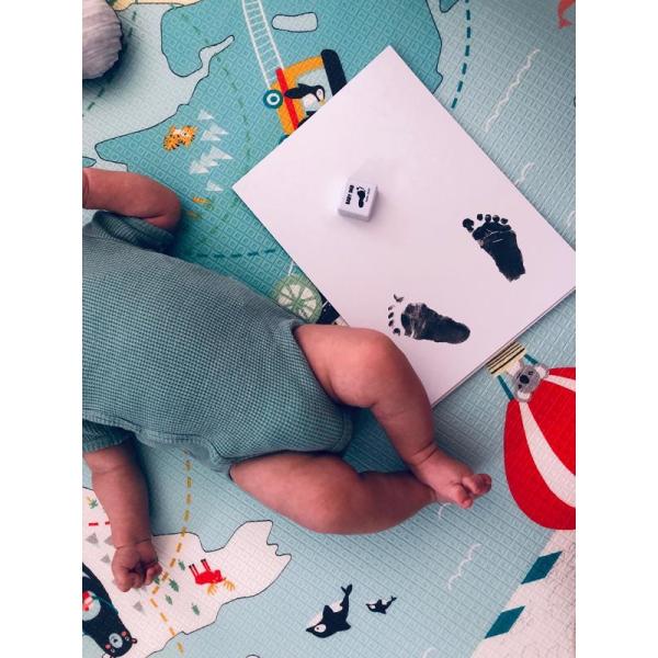 Barva na dětské otisky - šedá (obrázek 9)