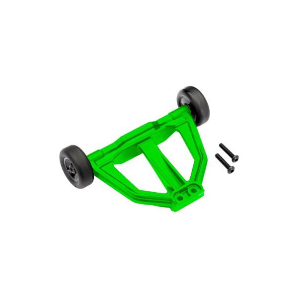 Traxxas podporné kolesá zelené (súprava)