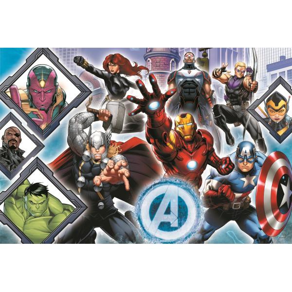 Trefl Puzzle TREFL Puzzle Super Shape XL Avengers 104 dílků