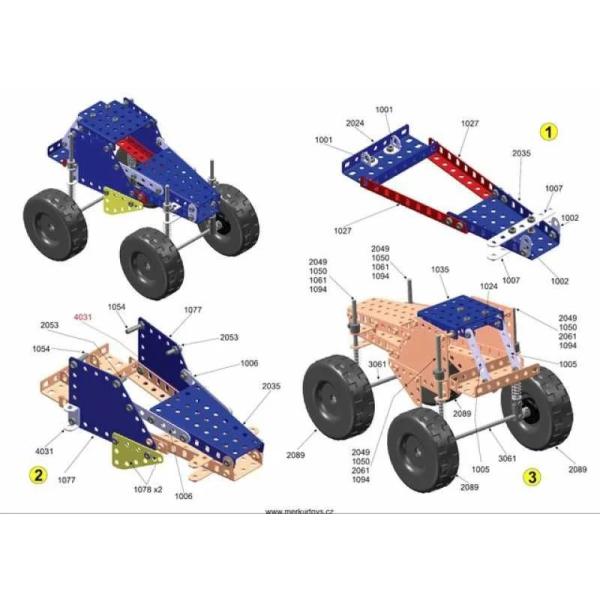 Stavebnice Merkur Vozidla M1.1 (obrázek 5)