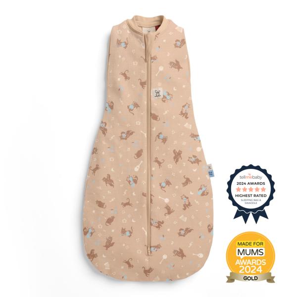 ERGOPOUCH Zavinovačka a vak na spanie 2v1 Cocoon Melody  3-6m, 6-8kg, 0,2tog