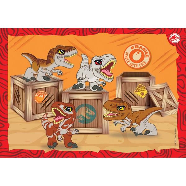 Puzzle 4v1 Jurský svět (obrázek 3)