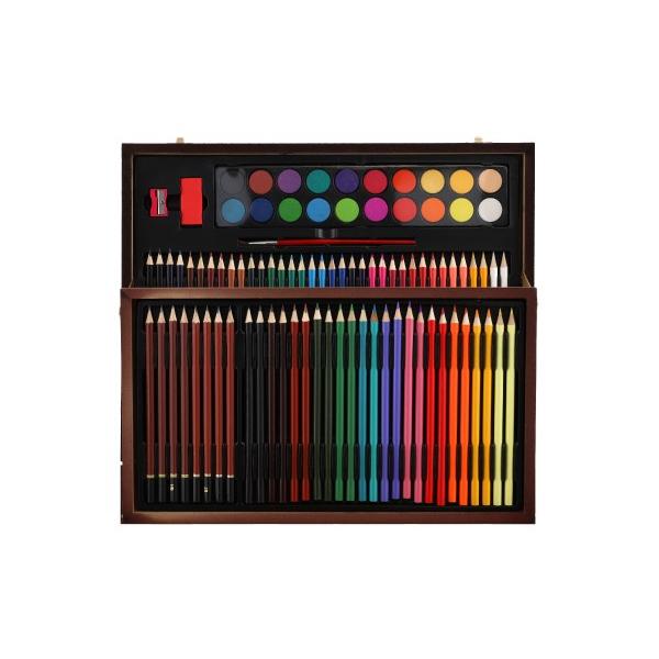 Sada na malování - Art box kreativní sada 91ks v dřevěném kufříku (obrázek 5)