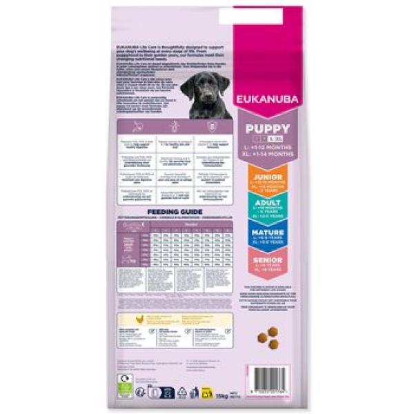 Krmivo EUKANUBA Puppy Large bohaté na čerstvé kuře 15 kg (obrázek 4)