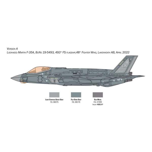 Model Kit letadlo 1464 - F-35A Lightning II (Beast Mode) (1:72) (obrázek 4)