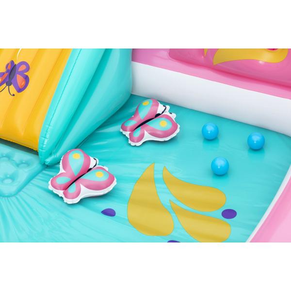 Bestway 53175 Dětské nafukovací herní centrum Butterfly Wonder, 180 x 180 x 117 cm (obrázek 6)