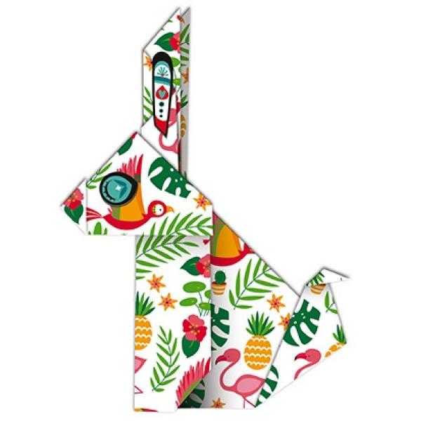Janod Atelier Origami papírové skládačky Zvířátka Mini 8+ (obrázek 10)