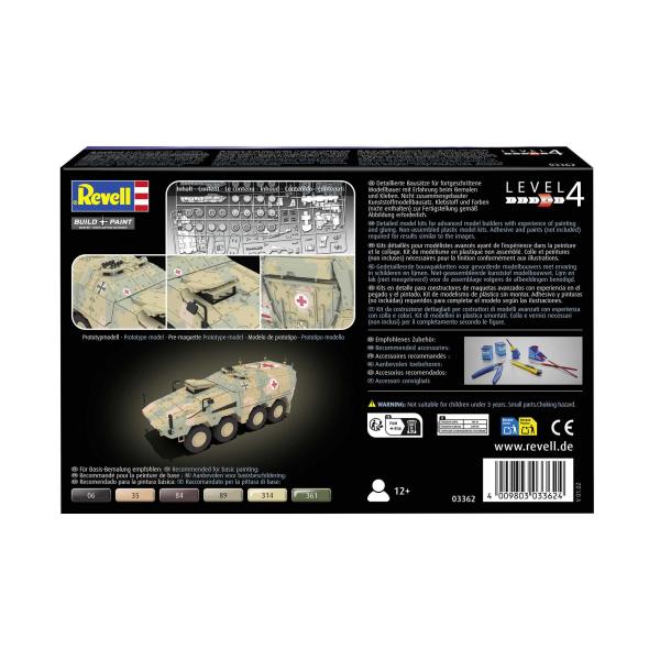 Plastic ModelKit military 03362 - GTK Boxer sgSANKfz (1:72) (obrázek 6)