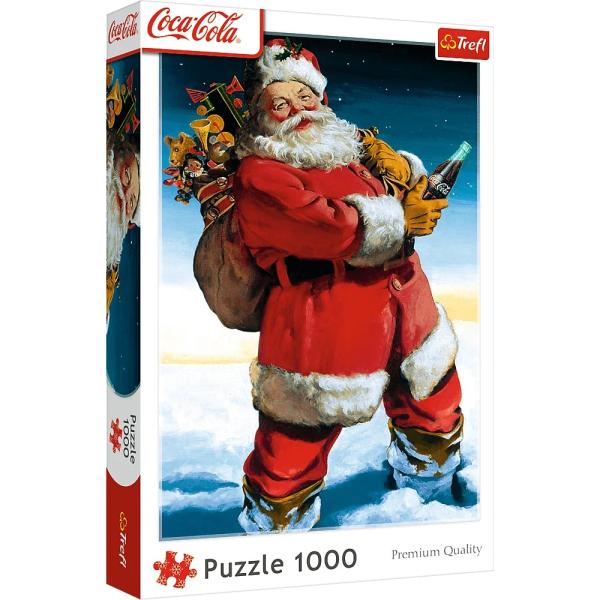 Trefl Puzzle 1000 Coca-Cola: Santa Claus na snehu