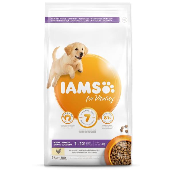 IAMS Dog Puppy Large Chicken 3kg (obrázek 4)