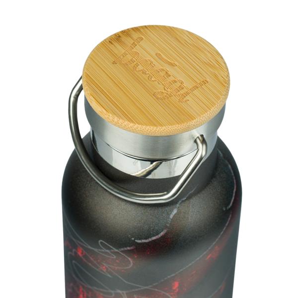 BAAGL Termolahev s bambusovým víčkem Láva, 500 ml