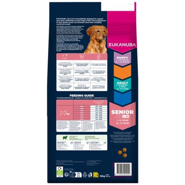 Krmivo EUKANUBA Senior Large bohaté na jehněčí 12 kg (obrázek 4)