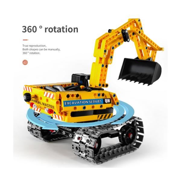 iM.Master Stavebnice bagr robot 2v1 31x14x16 cm