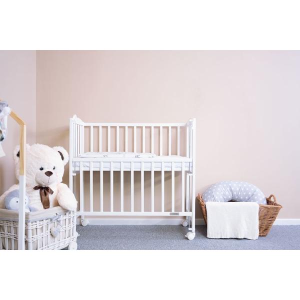Dětská přístavná postýlka New Baby MATEO 90x40 cm bílá (obrázek 6)