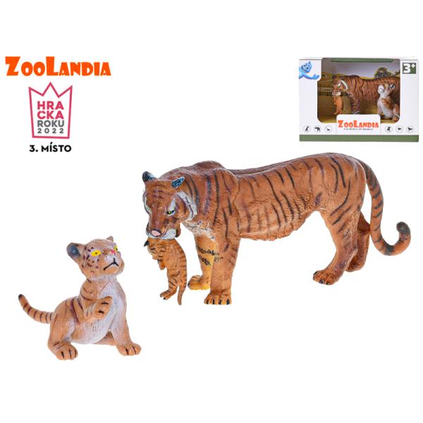 Zoolandia tygr s mláďaty 7-15cm