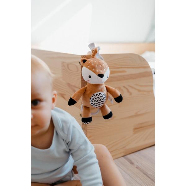 Srnka babyted chrastítko plyš 30cm závěs na postýlku/kočárek