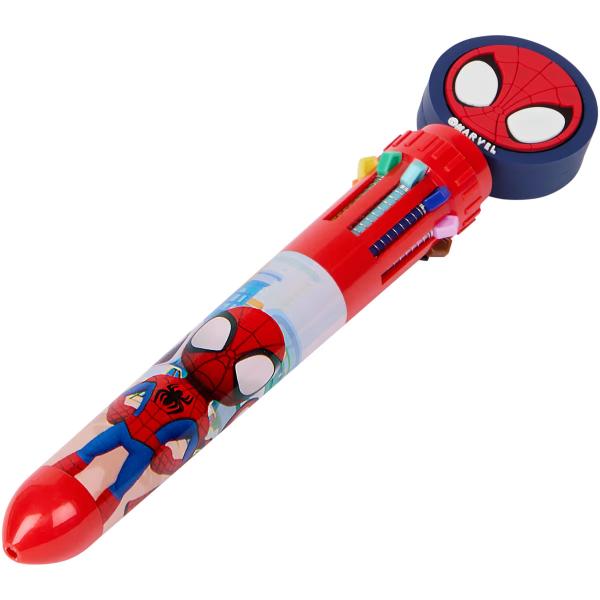Spidey a jeho fantastičtí přátelé multifarevné pero 16 cm s 10 barvami