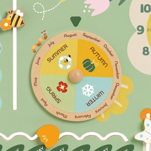 Dřevěný kalendář v anglickém jazyce (obrázek 5)