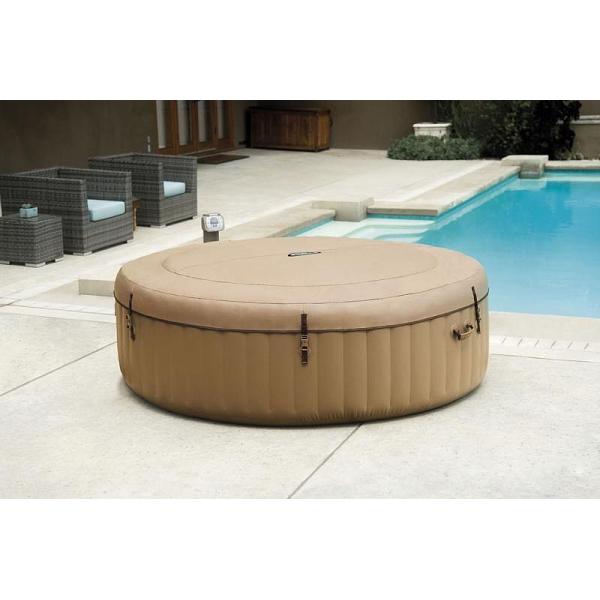 Intex 28428NP Nafukovací vířivka Purespa Bubble Massage Olive green (pro 6 osob) (obrázek 3)