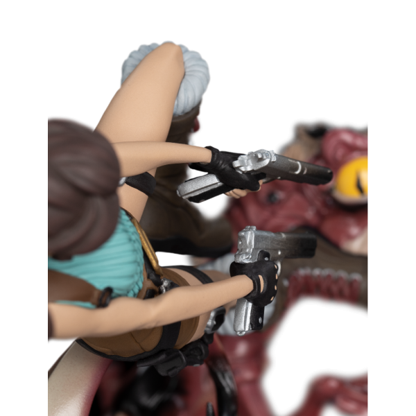 Weta Workshop Tomb Raider - Lara Croft & Raptor Figure Mini Epics (obrázek 6)