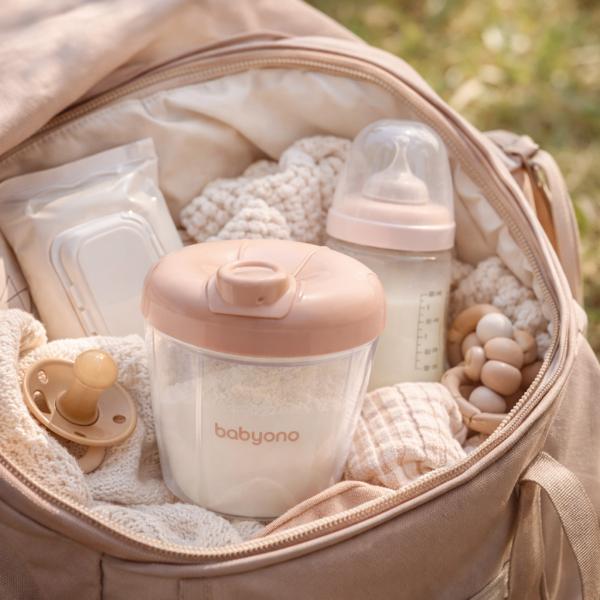 BABYONO Dávkovač sušeného mléka Beige (obrázek 5)