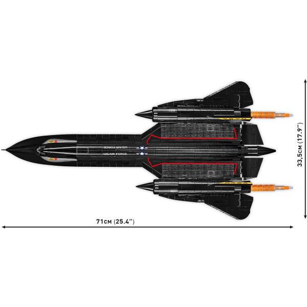 Cobi Lockheed SR-71 Blackbird, 1:48, 1379 k, 2 f, EXKLUZIVNÍ EDICE