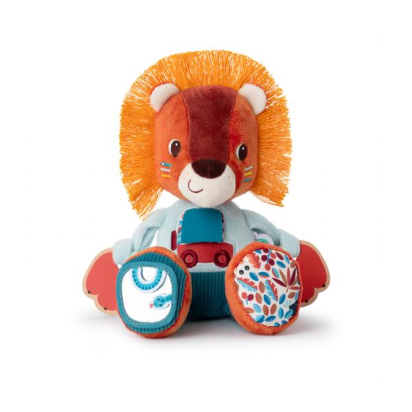 Lilliputiens – textilná hračka s aktivitami - lev Jack