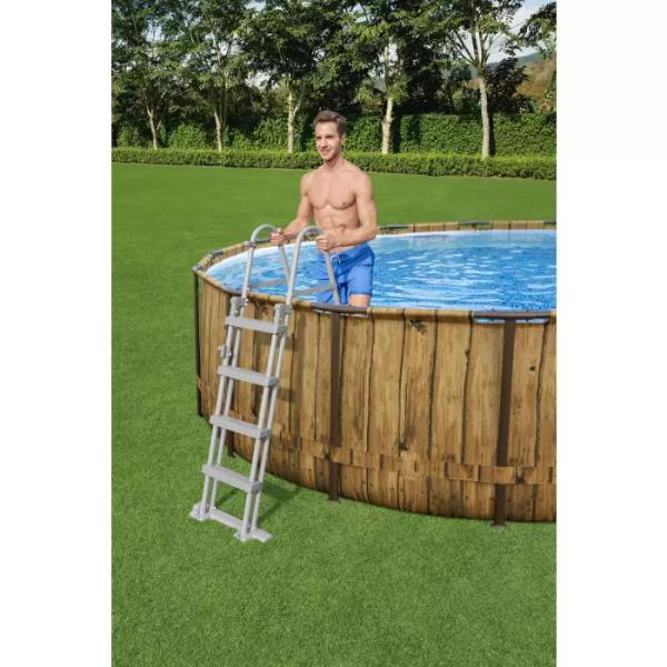 Bestway Bezpečnostní žebřík Flowclear 1.22m (obrázek 7)