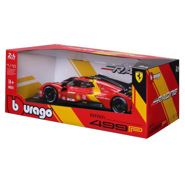 Bburago 1:18 Ferrari Racing – 499P LMH – Červená #51