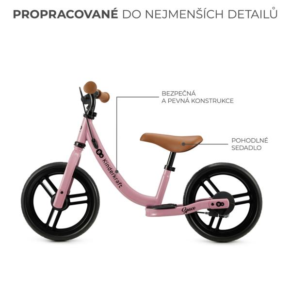 KINDERKRAFT Odrážedlo Space Deep Dark pink (obrázek 7)